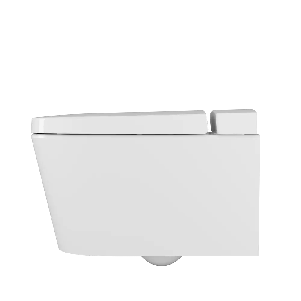 Унитаз подвесной безободковый VitrA Nest с биде горизонтальный выпуск STLM-2075198 - Вид №1