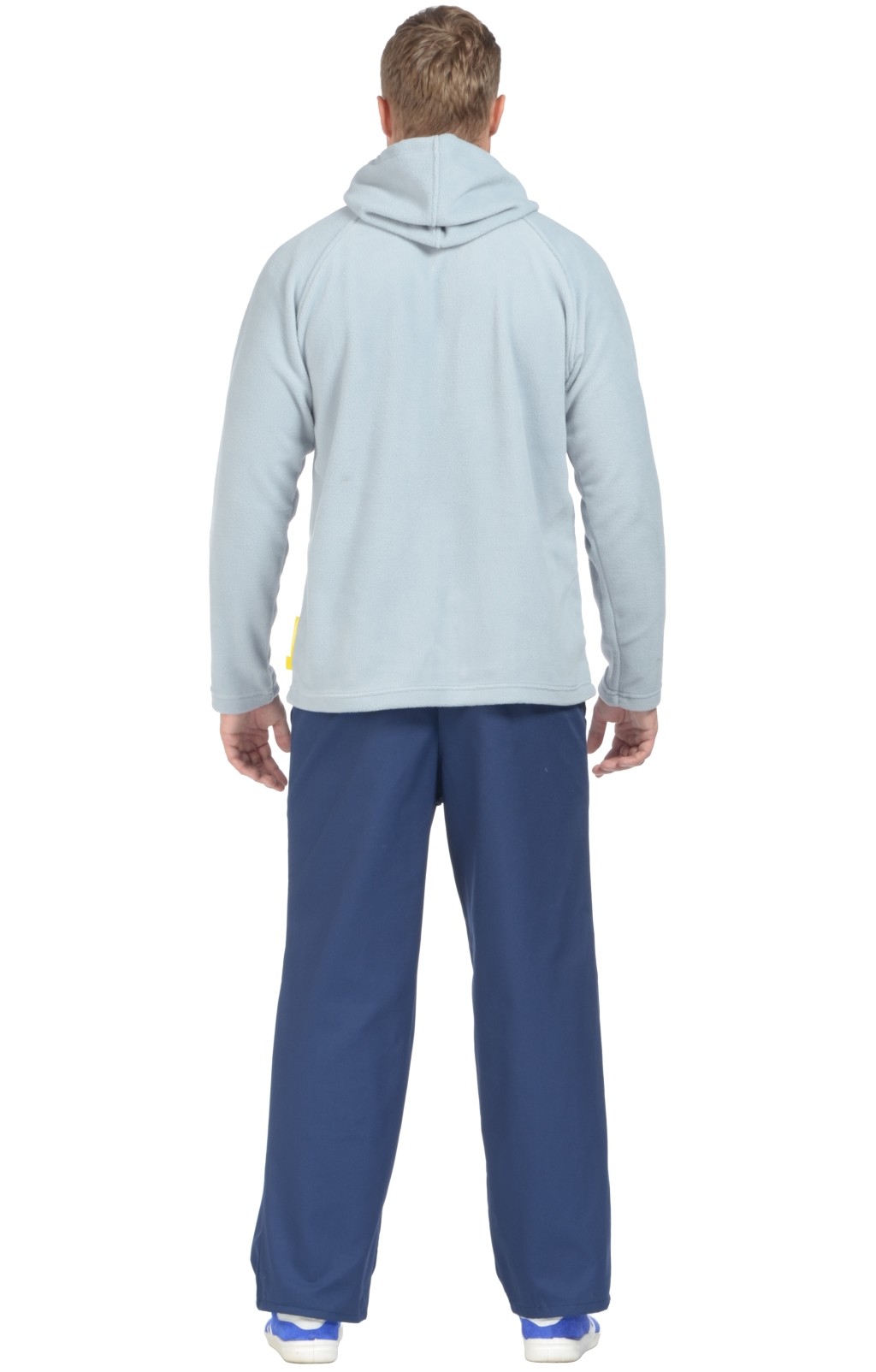 61317 Толстовка флисовая с капюшоном светло-серая  Одежда для промоакций  размер 64-66/170-176 Спецодежда  - Вид №5