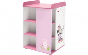 vpk-0001676.69 Комод Polini kids Disney baby 2090 Минни Маус-Фея с дверью, белый-розовый ВПК (Тополь)