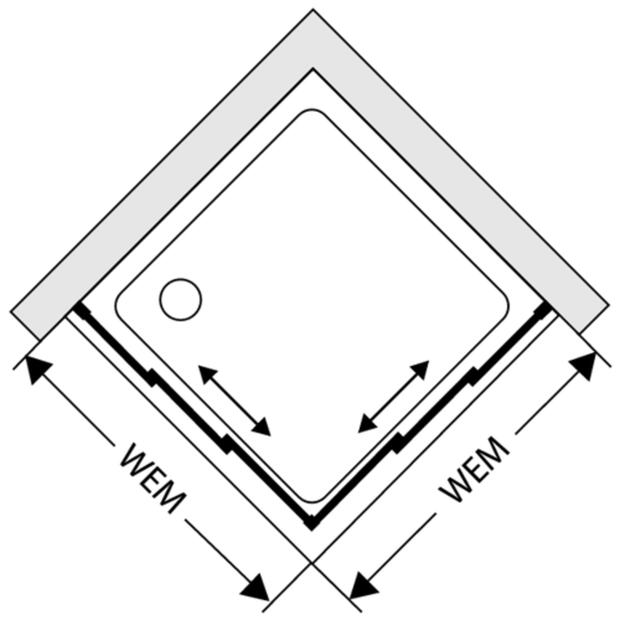 291.620000 Carat Collection душевая кабина Duscholux 45660 - Вид №1
