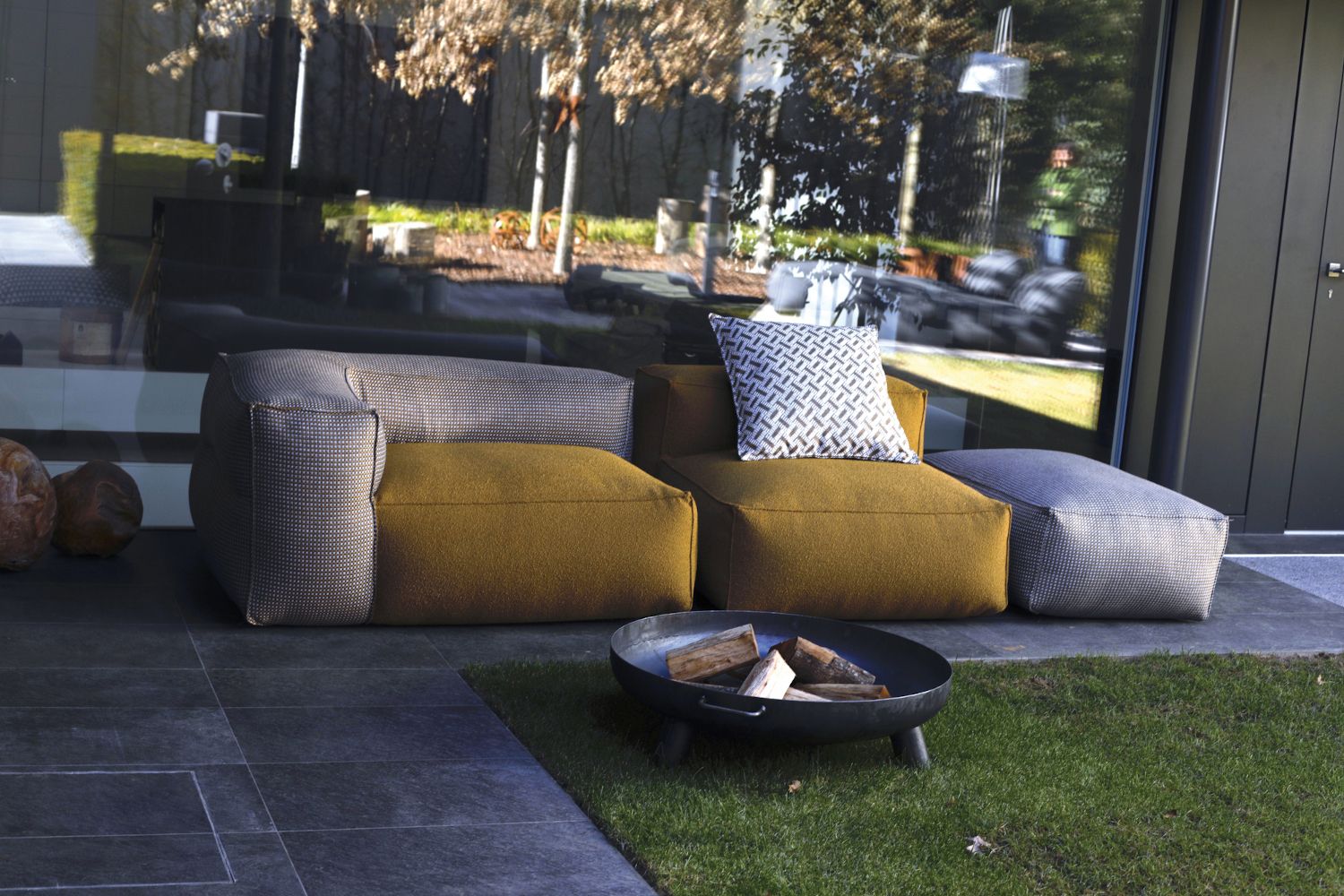 Тканевый модульный садовый диван GART ARCH-00144016 - Вид №3