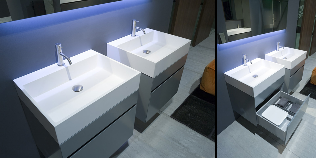 Комплект мебели №1 135 см Antonio Lupi GESTO E LOGIKA Antoniolupi 1GESTOELOGIKA - Вид №1