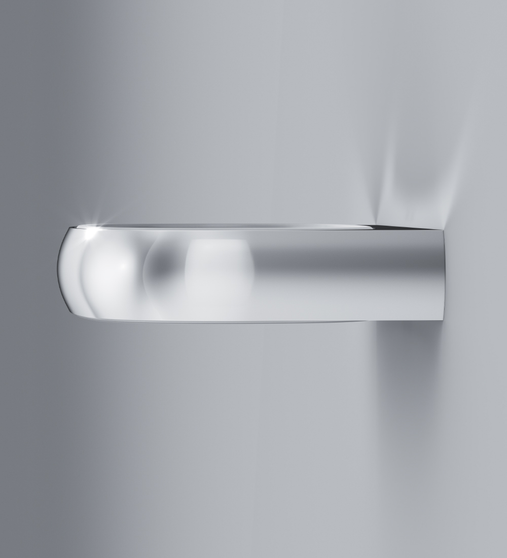 A3034200 Стеклянная мыльница с настенным держателем хром шт AM.PM Sensation - Вид №2