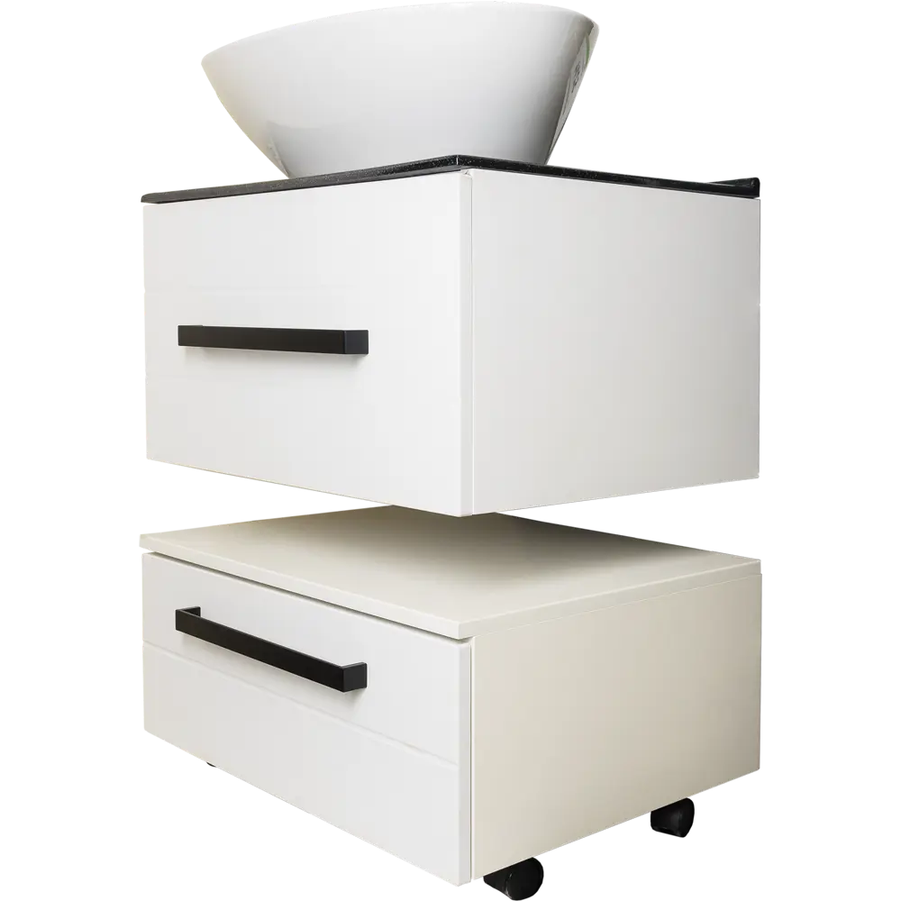 Тумба подкатная «Авангард» 80 см цвет белый Santreyd STLM-2193142 - Вид №2