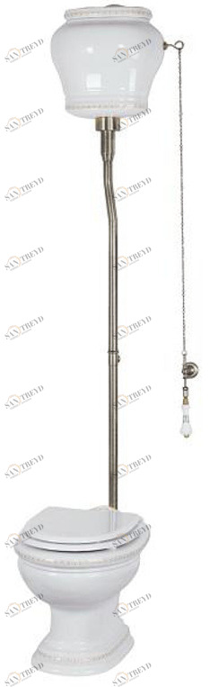 ML.MLD-25.701.D2/ML.MLD-25.728.D2/ML.RIC-29.351.CR/ML.RIC-29.046.CR/ML.OLV-29.013/ML.OLV-29.017 Компакт унитаз с бачком Хромированный Migliore  Италия 