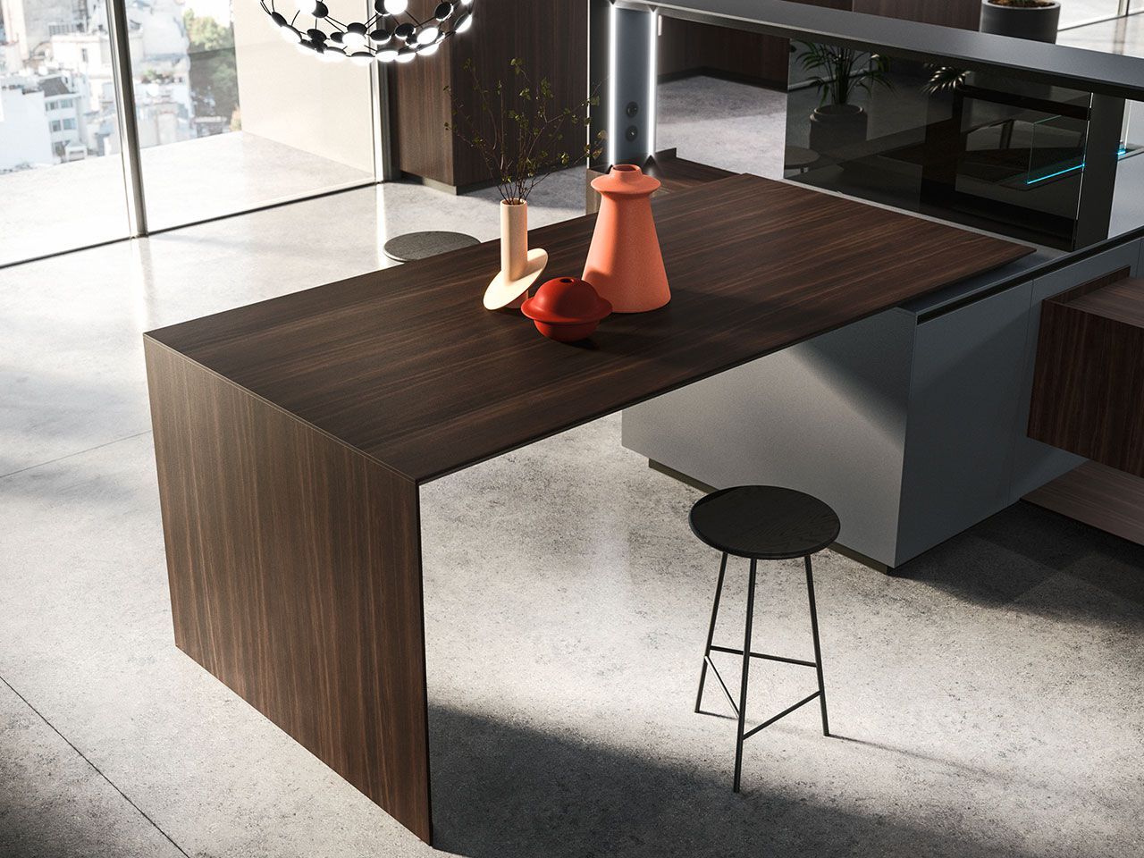 Встроенная кухня с островом Arrital Nautila ARCH-00121693 - Вид №6