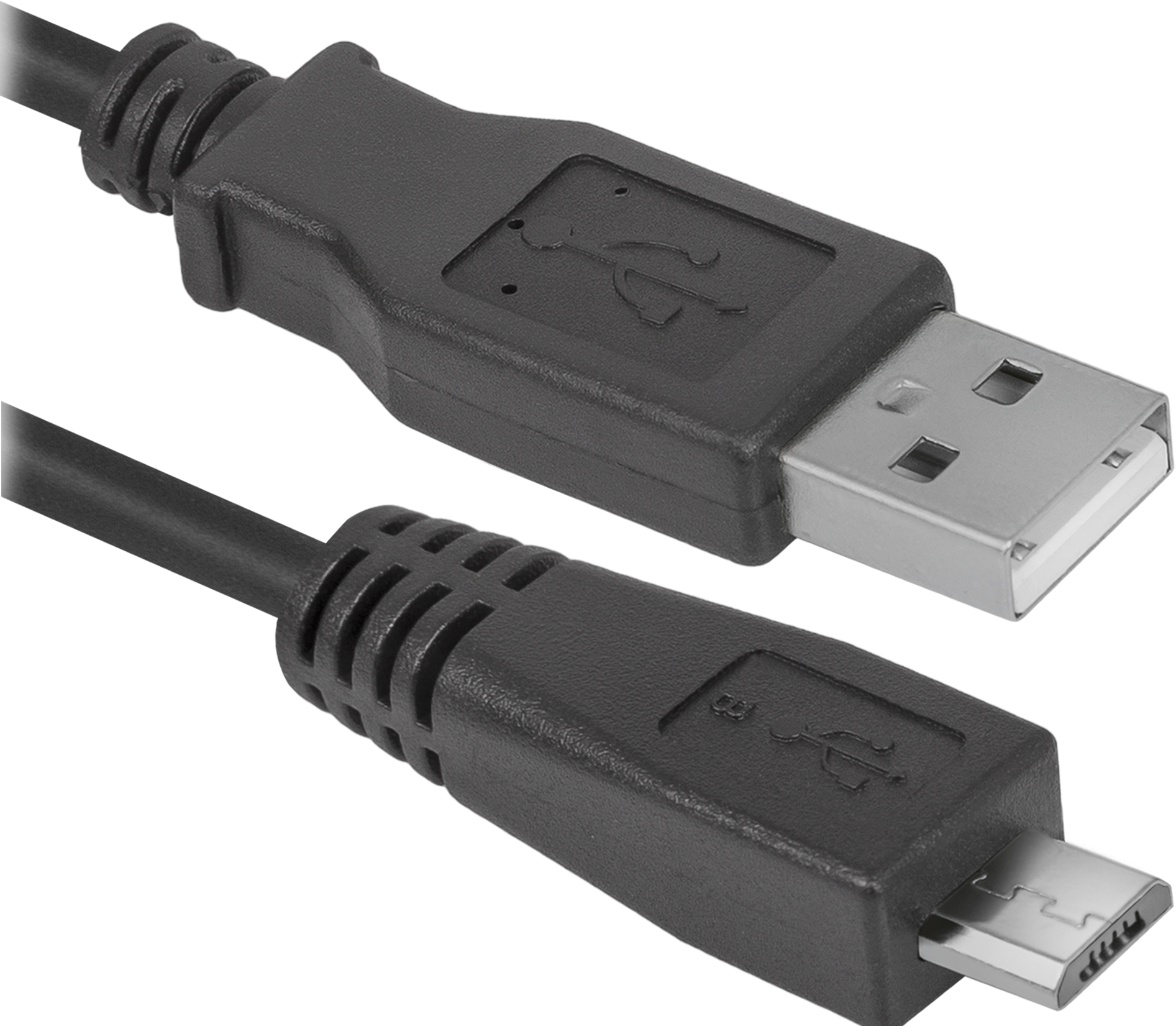 87459 usb кабель usb08-06 usb2.0 am-microbm, 1.8м Defender Santreyd  - Вид №1