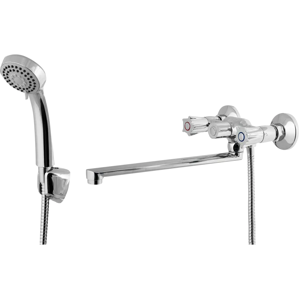 Смеситель для ванны Esko Accra 31 двухвентильный цвет хром STLM-2152494