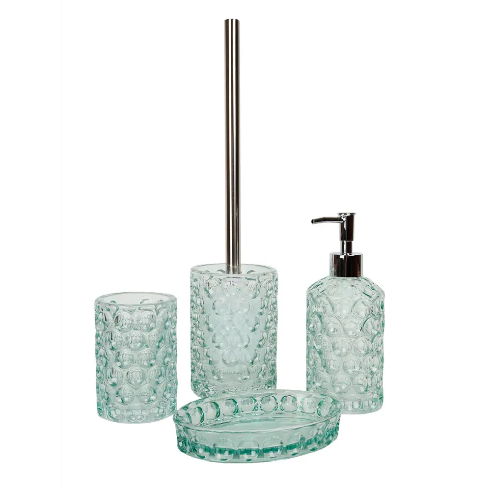 Дозатор для мыла баблз стекло зеленый Santreyd STLM-2204333 - Вид №1