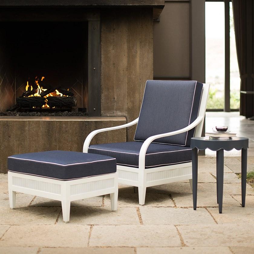 JANUS et Cie Подставка для ног из алюминия с порошковым покрытием Savannah sun-id-1403633 - Вид №2