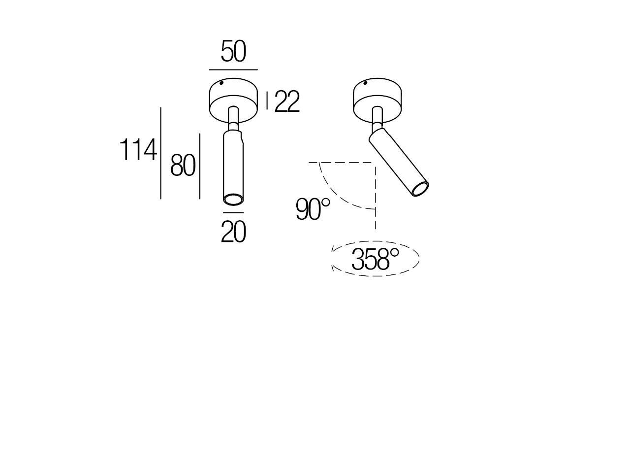 Регулируемый потолочный светодиодный прожектор Flexalighting MINIJOS S2 ARCH-00023649 - Вид №2