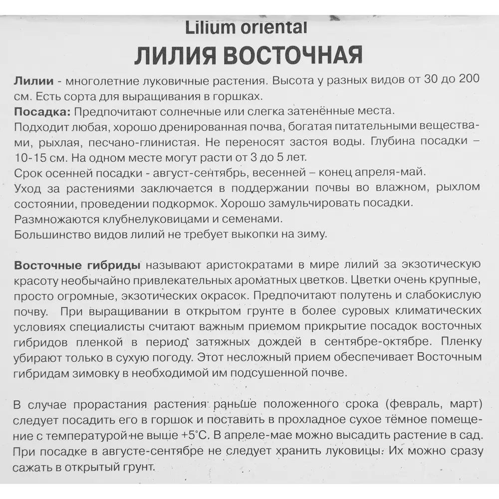 Лилия восточная Мах Лотус Куин 85205756 STLM-2147162 ПОИСК  - Вид №2