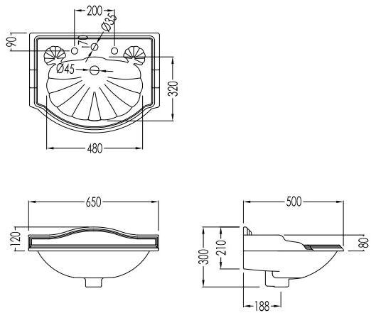 Devon&Devon Консольная раковина sun-id-1379425 - Вид №3