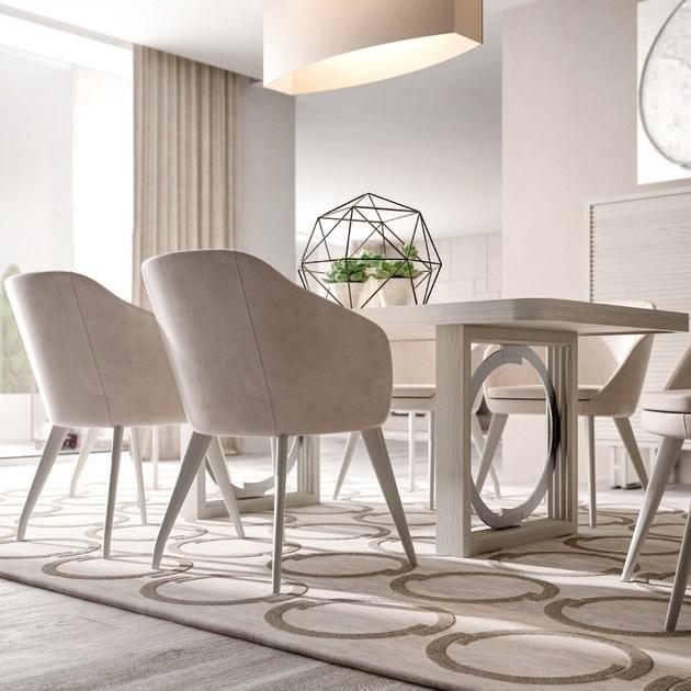 Caroti Прямоугольный обеденный стол из дерева и стекла Concept Art.114 - rhombus - Вид №4