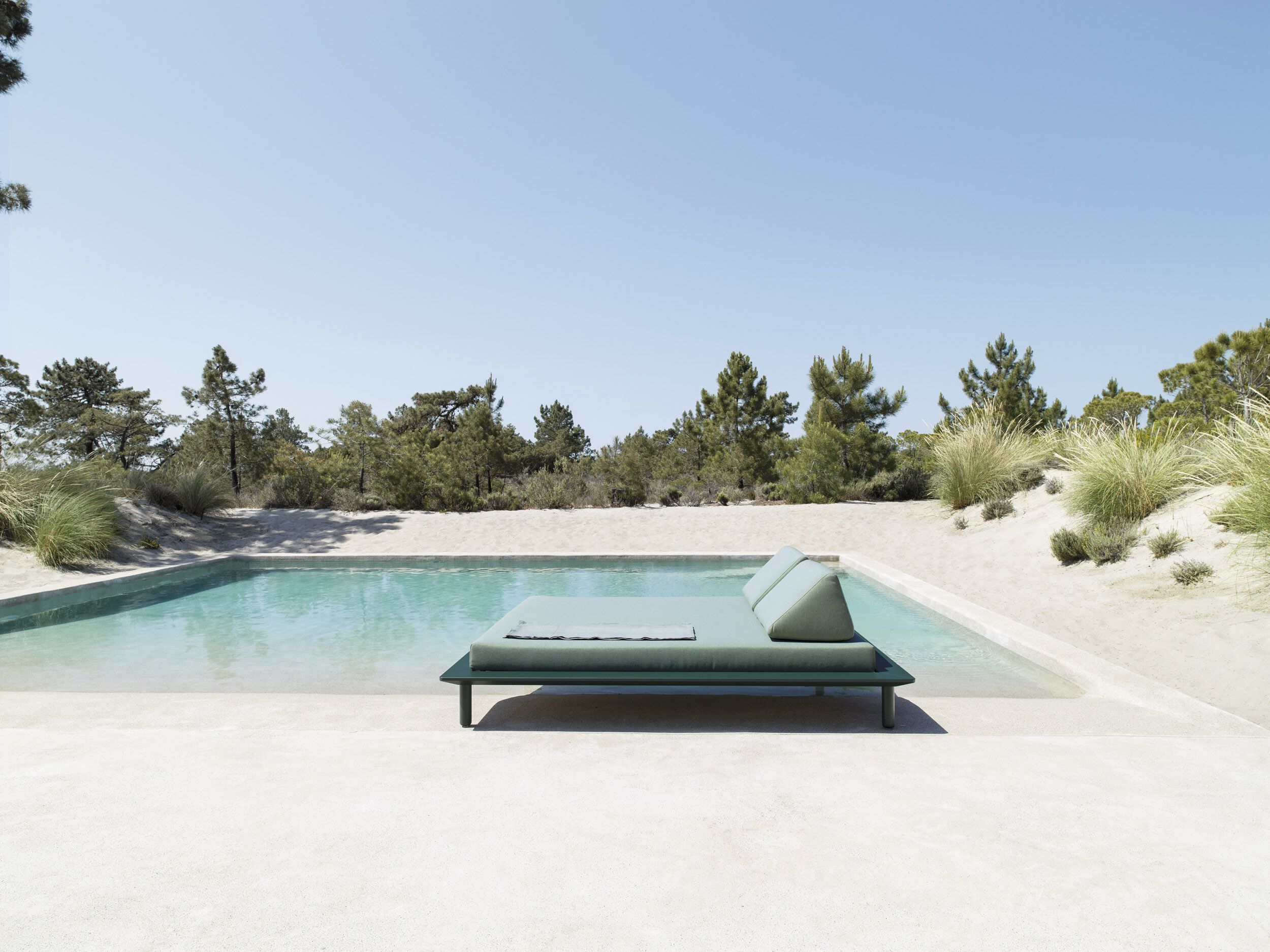 Садовая кровать из акриловой и алюминиевой ткани Varaschin Sunmoon ARCH-00031293 - Вид №4