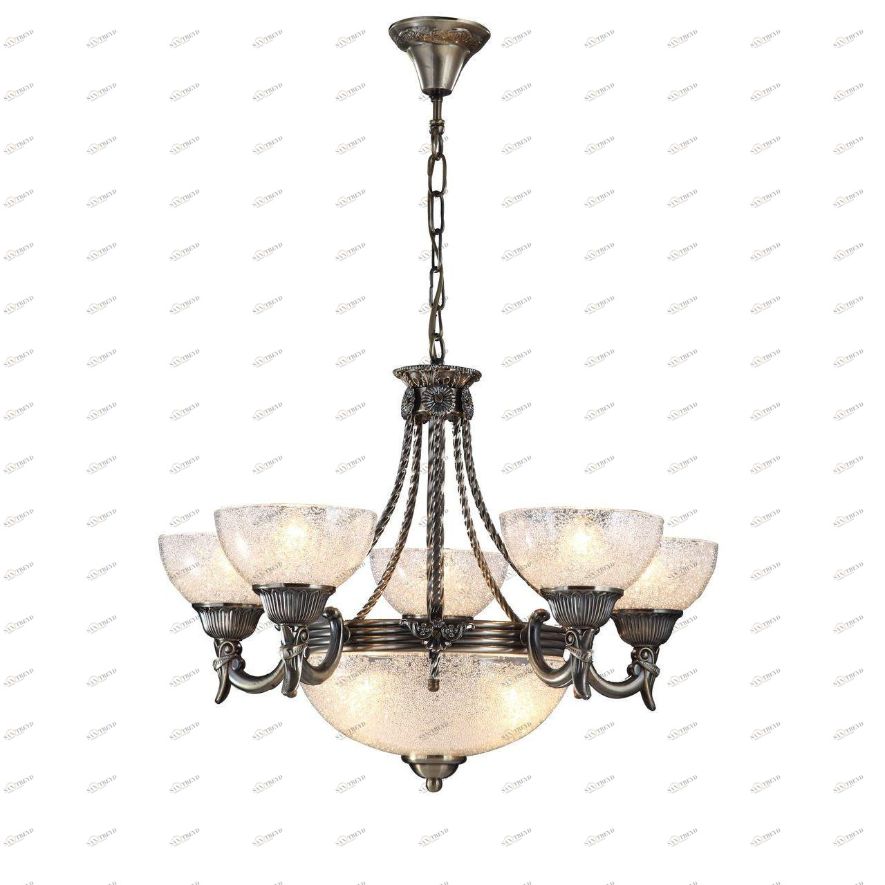 Подвесная люстра Arte Lamp Fedelta A5861LM-3-5AB ARTE LAMP ДИЗАЙНЕРСКИЕ, FEDELTA BRONZE 108413 Белый 