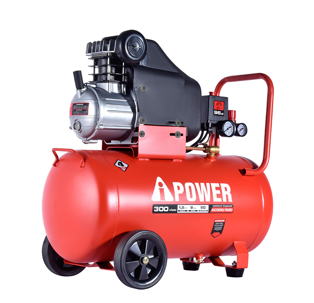 Компрессор поршневой масляный A-iPower AC240/50D 9191232 STDN-0066828 - Вид №2