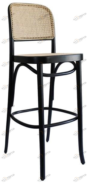 Wiener GTV Design Высокий табурет из бука и венской соломы N. 811 sun-id-1358902