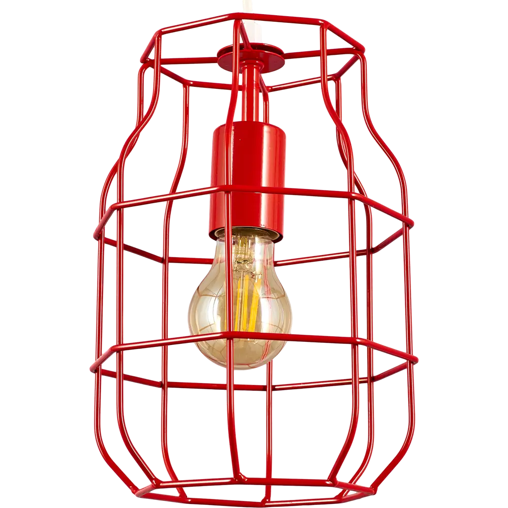 Светильник подвесной «Радуга», 1 лампа, 3 м², цвет красный Vitaluce STLM-2072885 - Вид №5