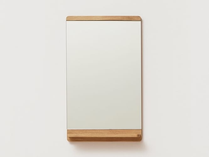 Прямоугольное зеркало из дуба с полкой Form & Refine Rim ARCH-00105876 - Вид №2