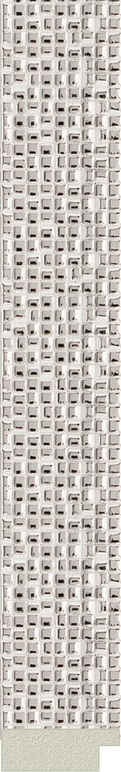 BY 3260 Зеркало в багетной раме - мозаика хром 46 mm EVOFORM Definite - Вид №3