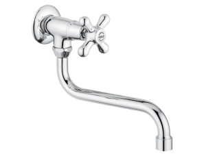 Смеситель для раковины из хромированной латуни