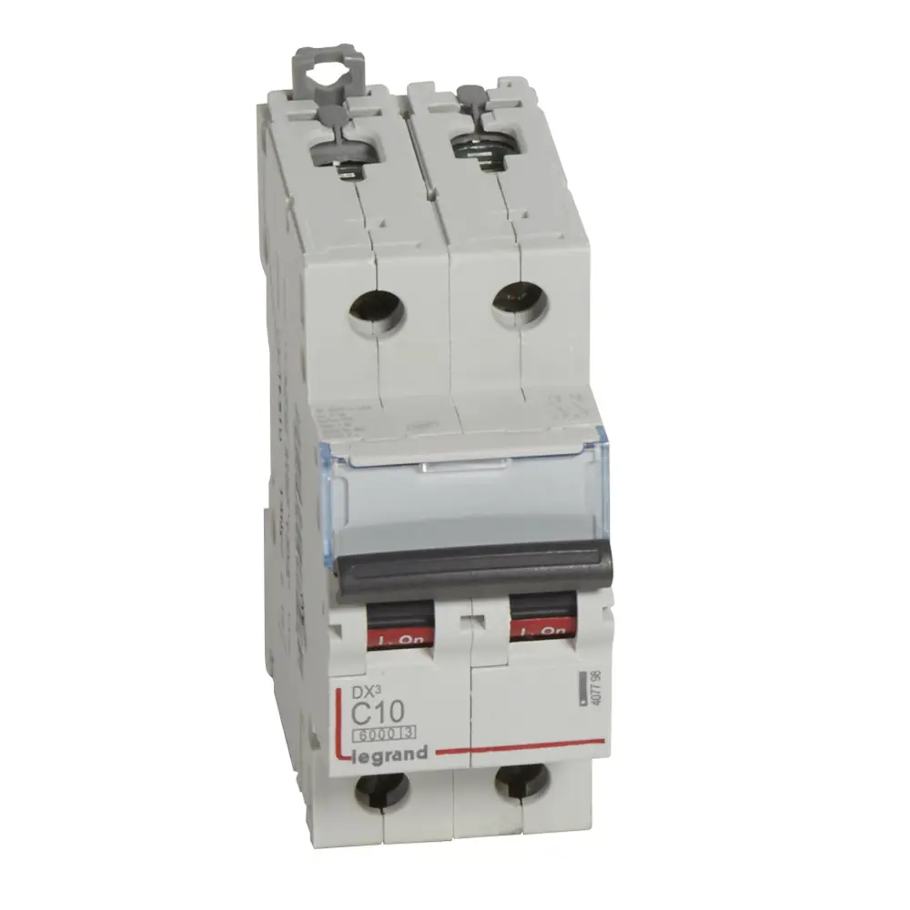 Автоматический выключатель Legrand DX3 2П С10 А 6000/10 кА STLM-2127352