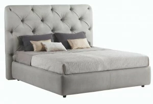 SELVA Двуспальная кровать из кожи с тафтинговым изголовьем  2089 + 2090