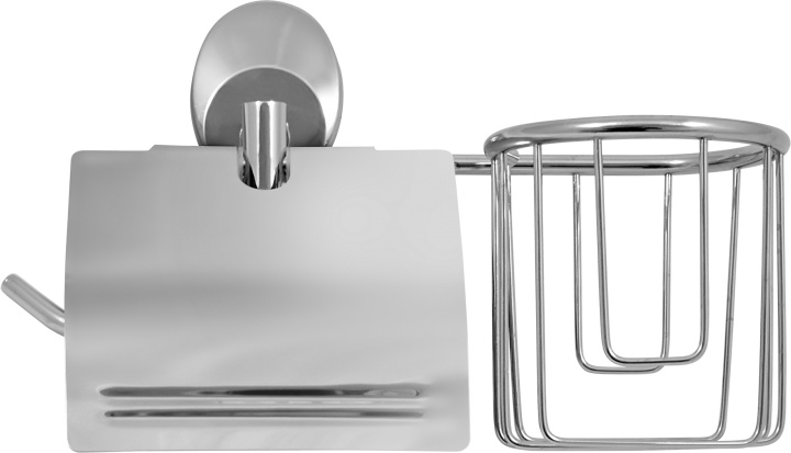 2512.006 Держатель для туалетной бумаги и держатель дезодоранта Solinne 16053 нержав сталь PUFF  - Вид №4