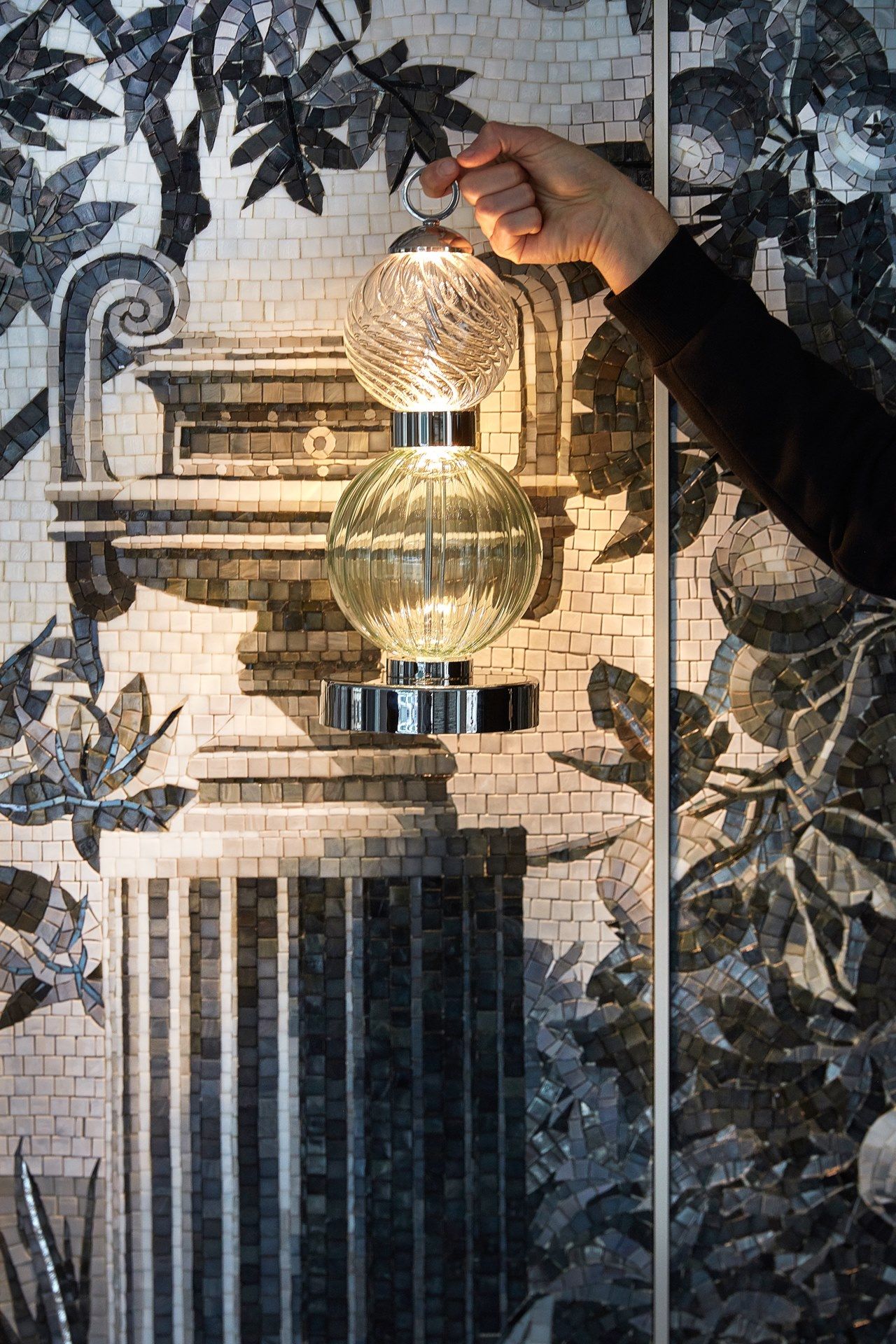 Светодиодная настольная лампа Pyrex®с батарейным питанием Sicis Drop ARCH-00051824 - Вид №5