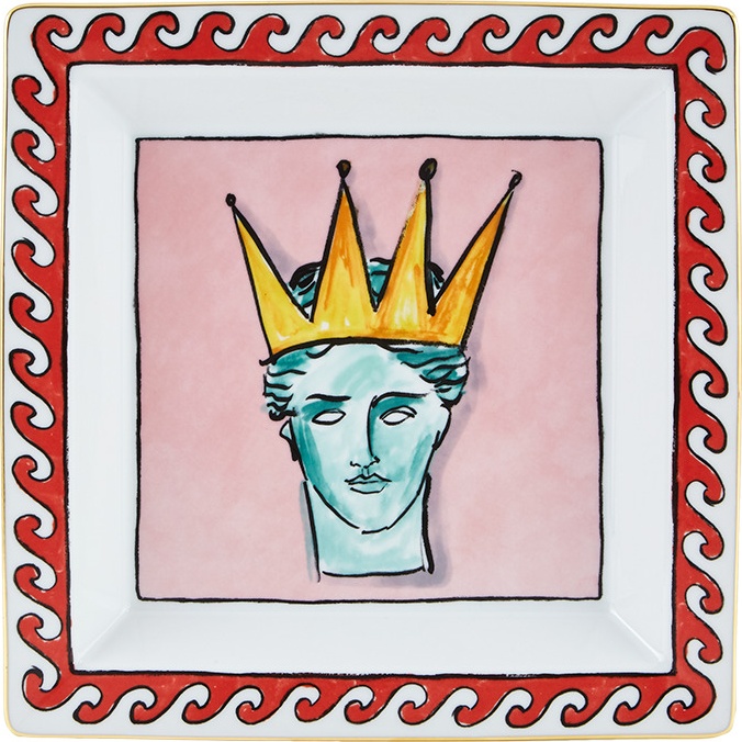 10647745 Richard Ginori Тарелка сервировочная квадратная 24.5 см Фарфор 