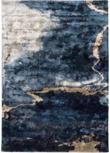 2000983220936 Ковер ESCAPE Blue (C1197) CARPET DECOR Handmade