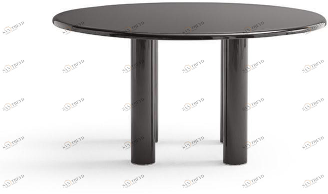 KNOLL Круглый стол из эмалированной стали Smalto sun-id-1499101