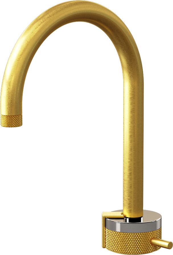 E-11502-R1PN-L2BAU-BAU Однорычажный прогрессивный смеситель для раковины - излив 16см GRAFF MOD+