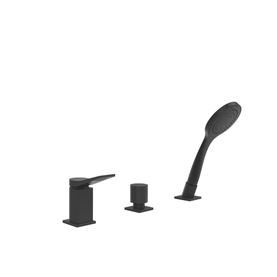 Смеситель для ванны 59043 299 Gessi Rilievo МАТОВО-ЧЕРНЫЙ 59043299