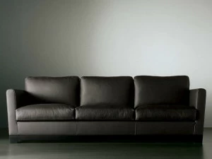 Meridiani 3-х местный кожаный диван Allen