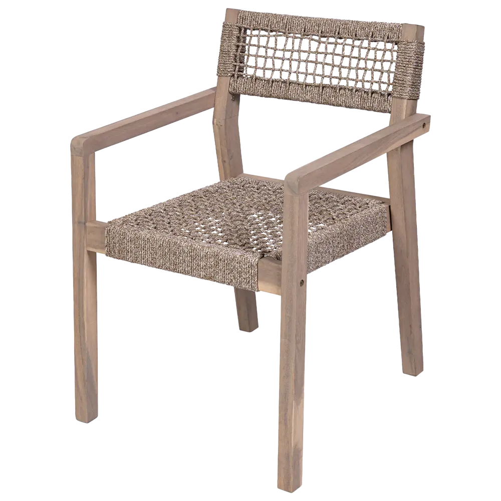 BEGINIA Betta - садовое кресло из акации с плетением Роуп 89396780 STLM-1566807 - Вид №1