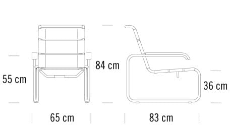 Сетчатое кресло THONET S 35 ARCH-00124281 - Вид №2