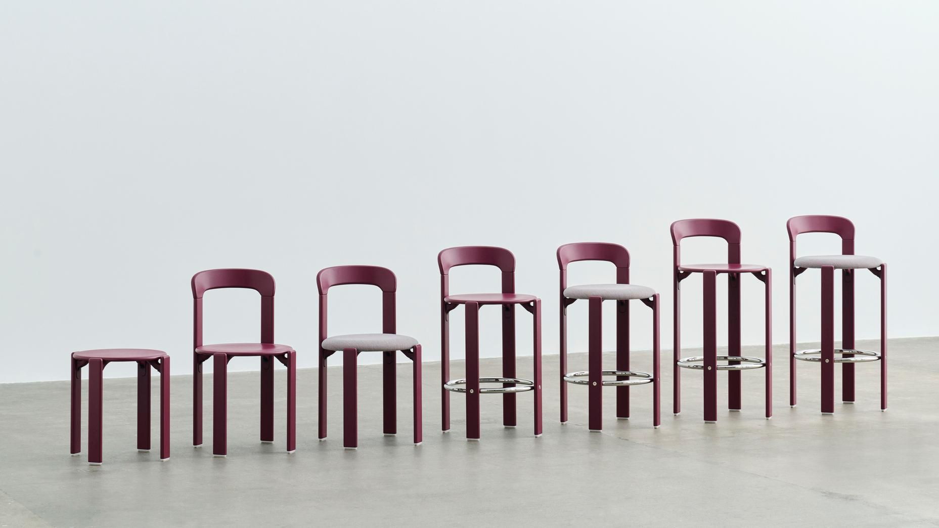 Низкий стул из бука Hay Рей ARCH-00064341 - Вид №25