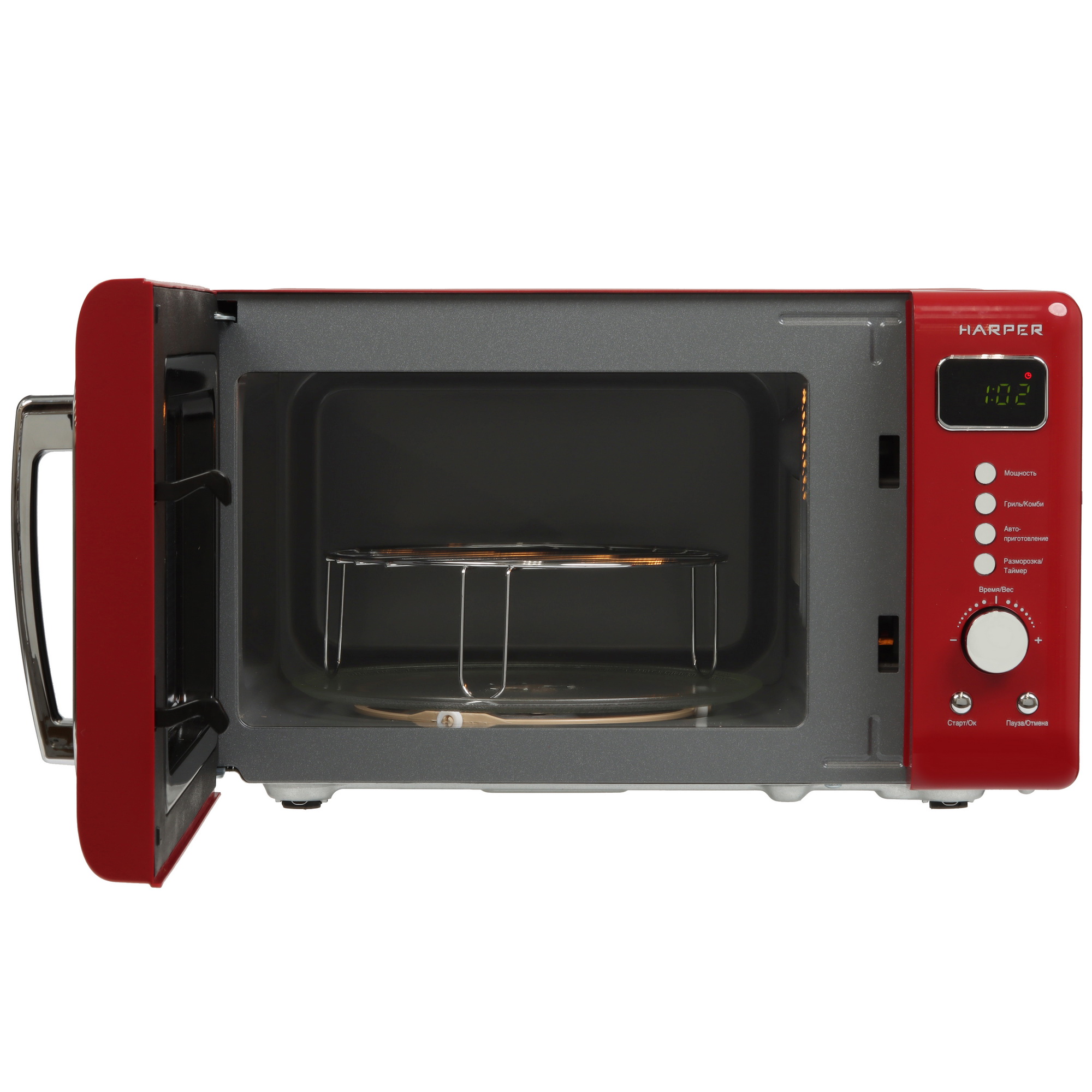 9196916 Микроволновая печь Harper HMW-20ST04 Red красный STDN-0034812 - Вид №5