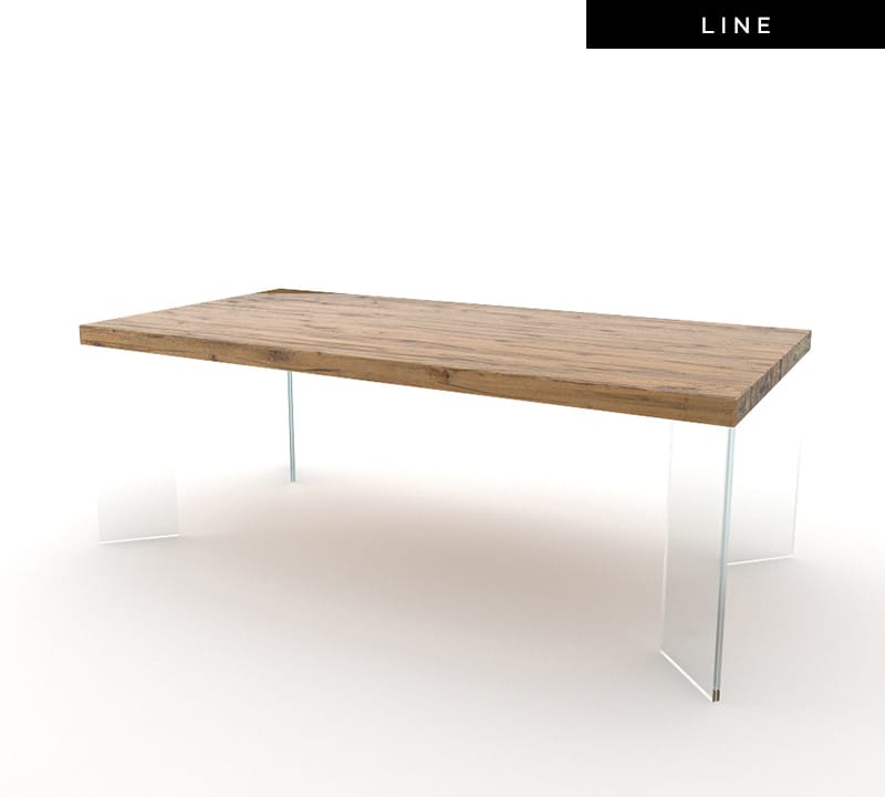 Прямоугольный журнальный столик из массива дерева Devina Nais ARCH-00094751 - Вид №7