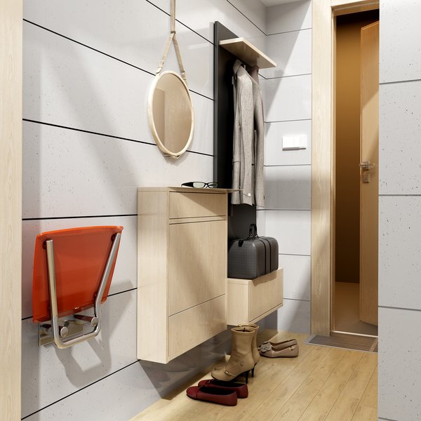 Универсальное сиденье для душа OVO-B-CLEAR/BLACK Ravak B8F0000045 - Вид №8