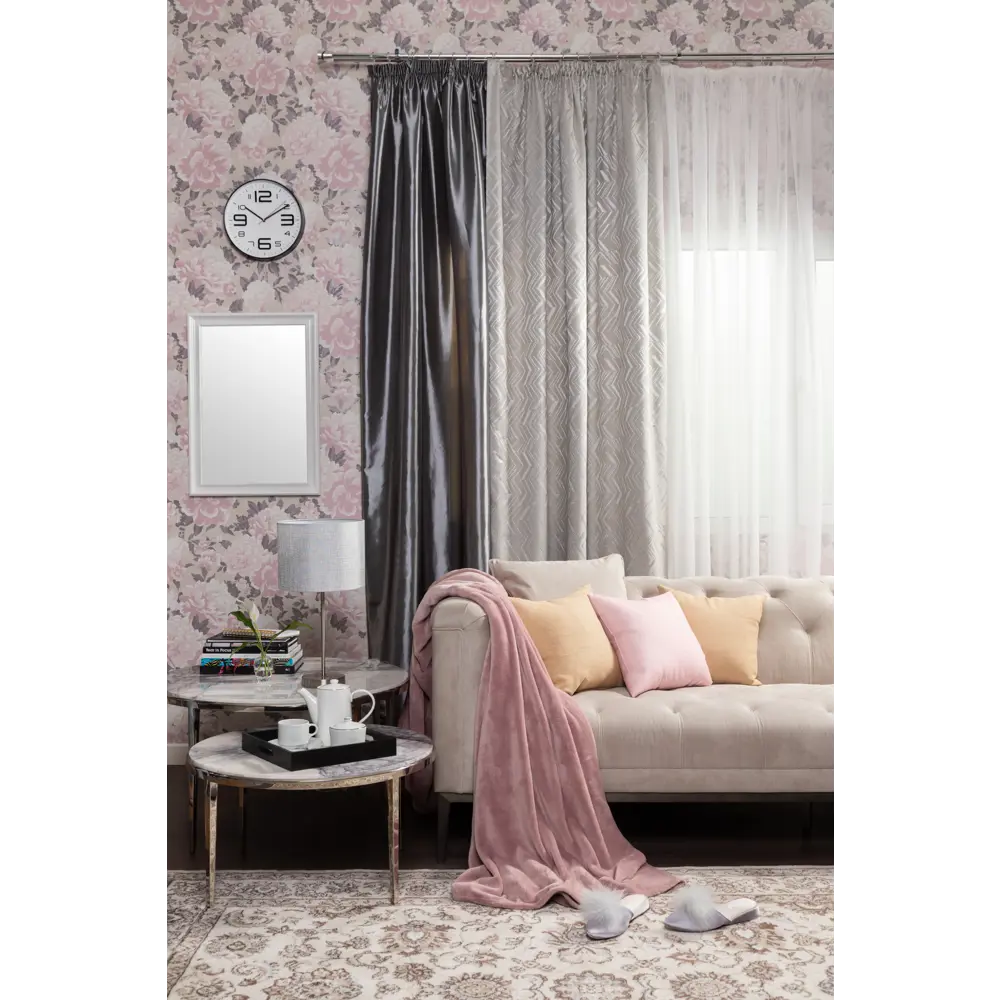 Подушка декоративная 40х40 см цвет бежевый SEASONS STLM-2158066 - Вид №9