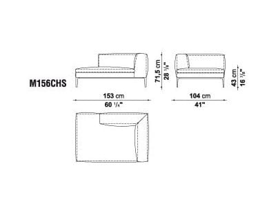 Кожаный угловой диван B&B Italia Michel ARCH-00098797 - Вид №20