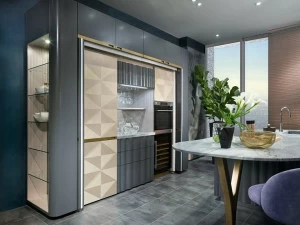 Carpanelli Характеризованная кухонная стена Optical skin Cuc03