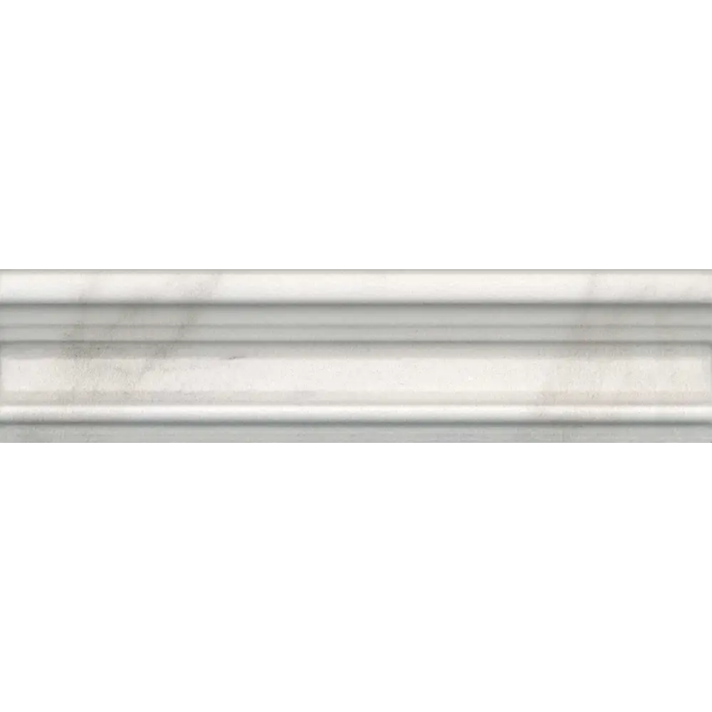 Бордюр настенный Kerama Marazzi Бакет Кремона 20x5 см цвет белый матовый STLM-2099656