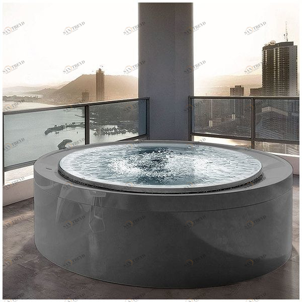 Бассейн Gruppo Treesse Fusion 200 SPA-V8610-SE напольный круглый серый Fusion SPA SPAV8610SE