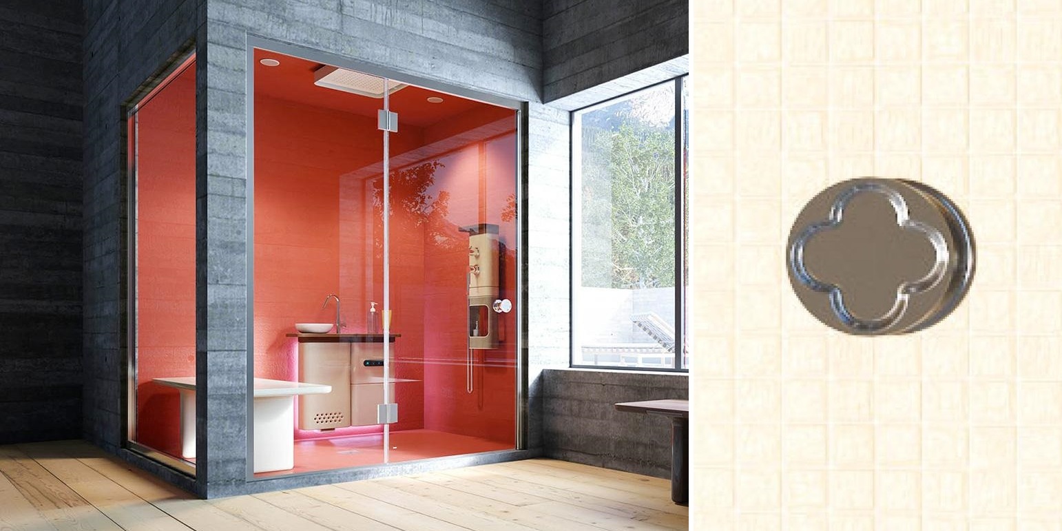 Дверь для хамама Ananda 20 Glass1989 Двери и окна для хамама Ananda GCF0005T50R - Вид №1