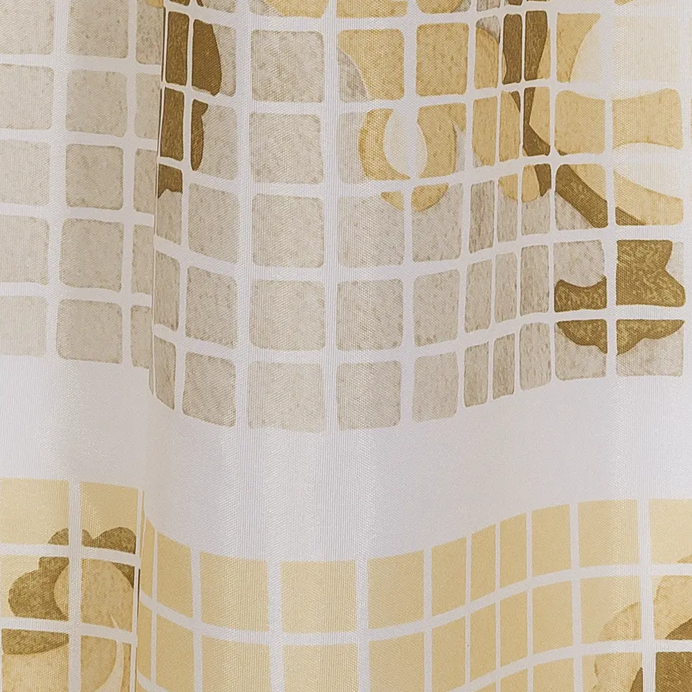 Штора для ванной комнаты «Fresco» 180х180 см цвет бежевый BATH PLUS ШТОРЫ CHARME RED STLM-2143015 - Вид №2