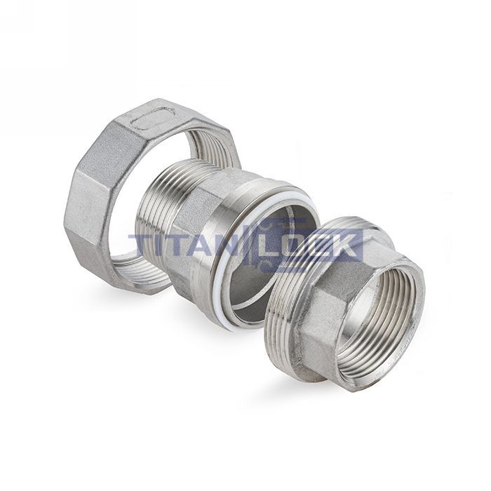 Американка нержавеющая (AISI304) 1-1/4", ВР/НР TL1.1/4UFM TITAN LOCK  - Вид №4